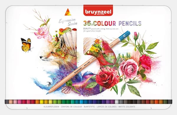 Bruynzeel Expression Fargeblyanter 36-sett
