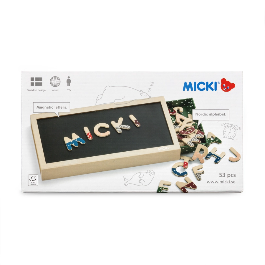 Micki Magnetbuchstaben + Box, Senses