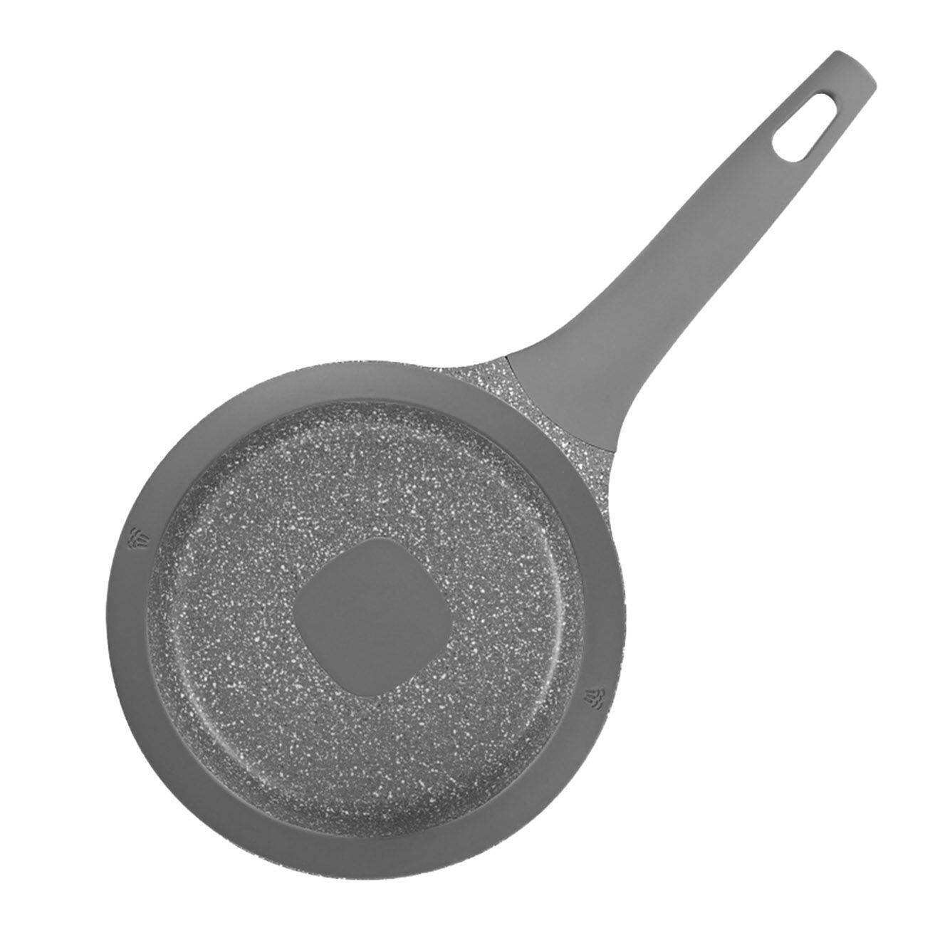 Kitchencook Casserole fonte d'aluminium induction effet pierre vertu cas18tfi grise - D.18 cm