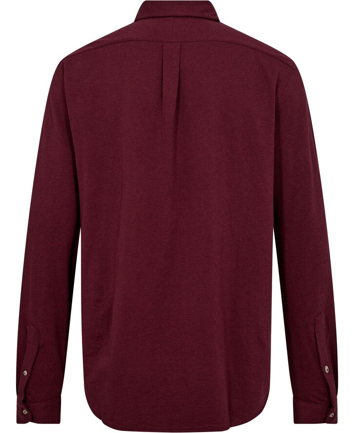Polo Ralph Lauren FEATHERWEIGHT MESH-LSL-KNT Vintage port heather