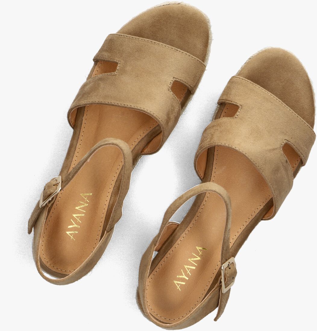camel ayana sandalen met hak 0047