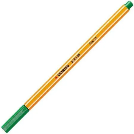 Fineliner - STABILO point 88 - 10er Pack - grün