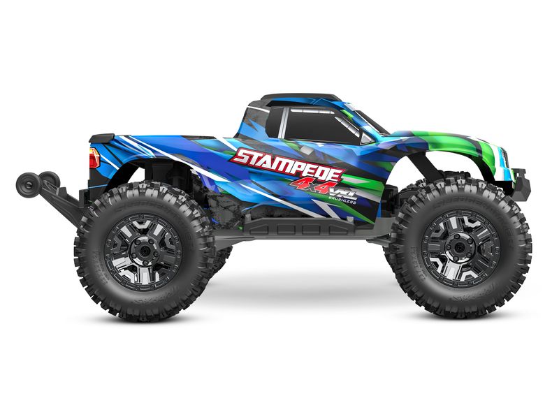Traxxas Monster Truck Stampede 4x4 VXL Grün, ARTR, 1:10 Robuster 4WD Brushless Monstertruck