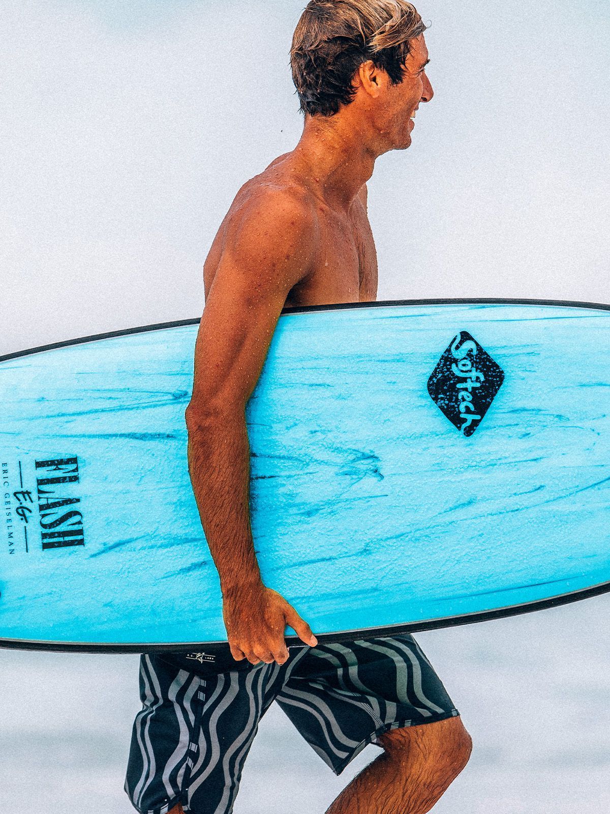 Softech Flash Eric Geiselman - 7'0 - FCS II Aqua Marble