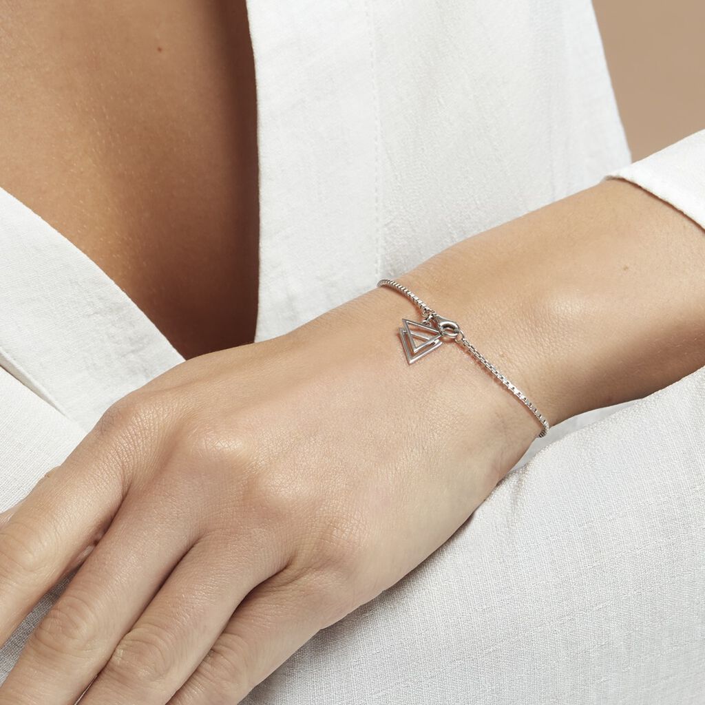 Bracelet Aune Argent Blanc