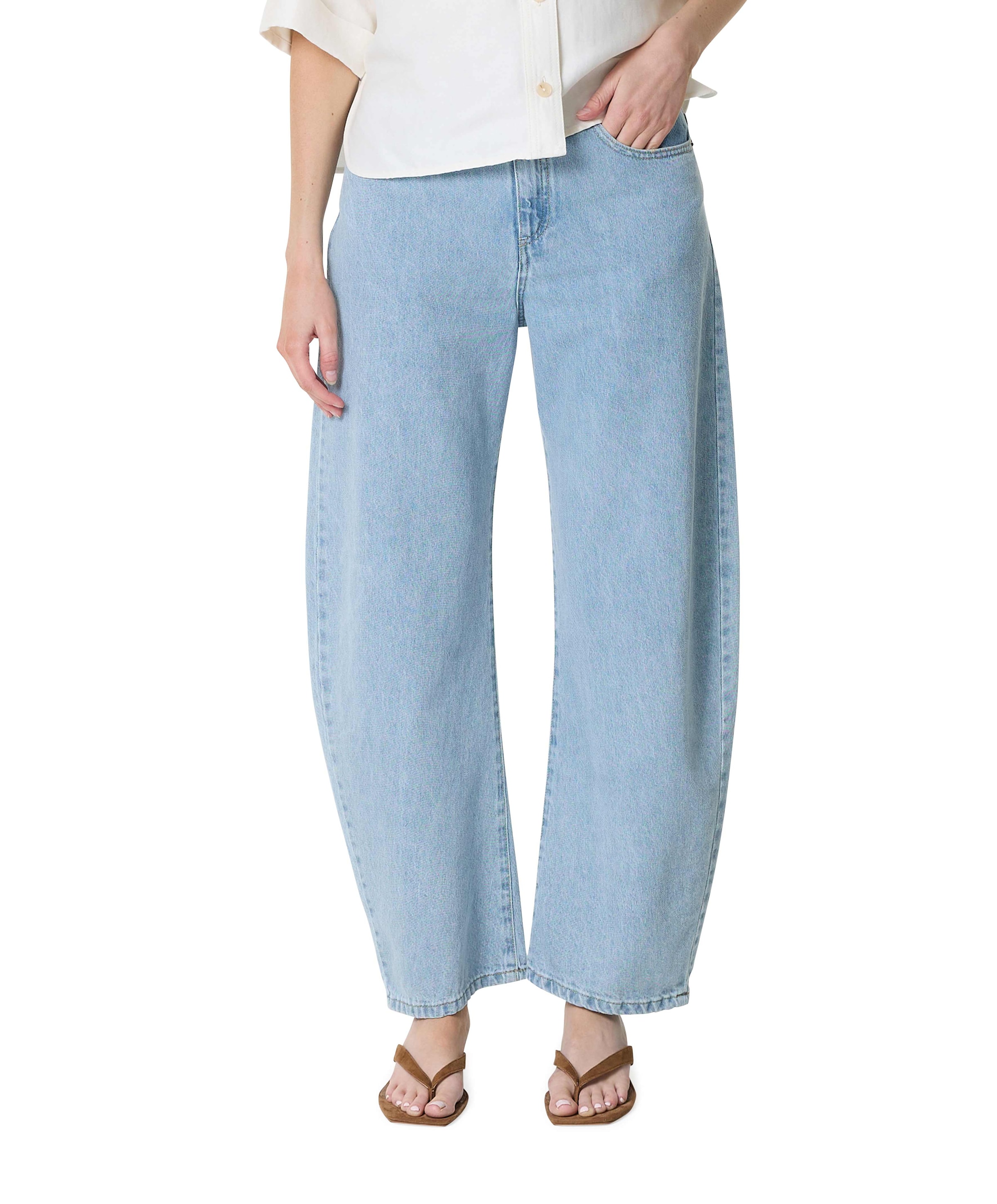 LOIS Dali 7959 Bleach Frayed dames jeans blauw