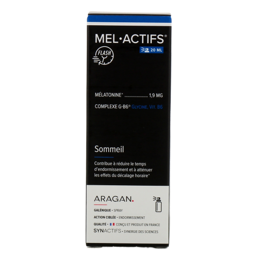 Synactifs Mel Actifs Sommeil : Mélatonine à Libération prolongée