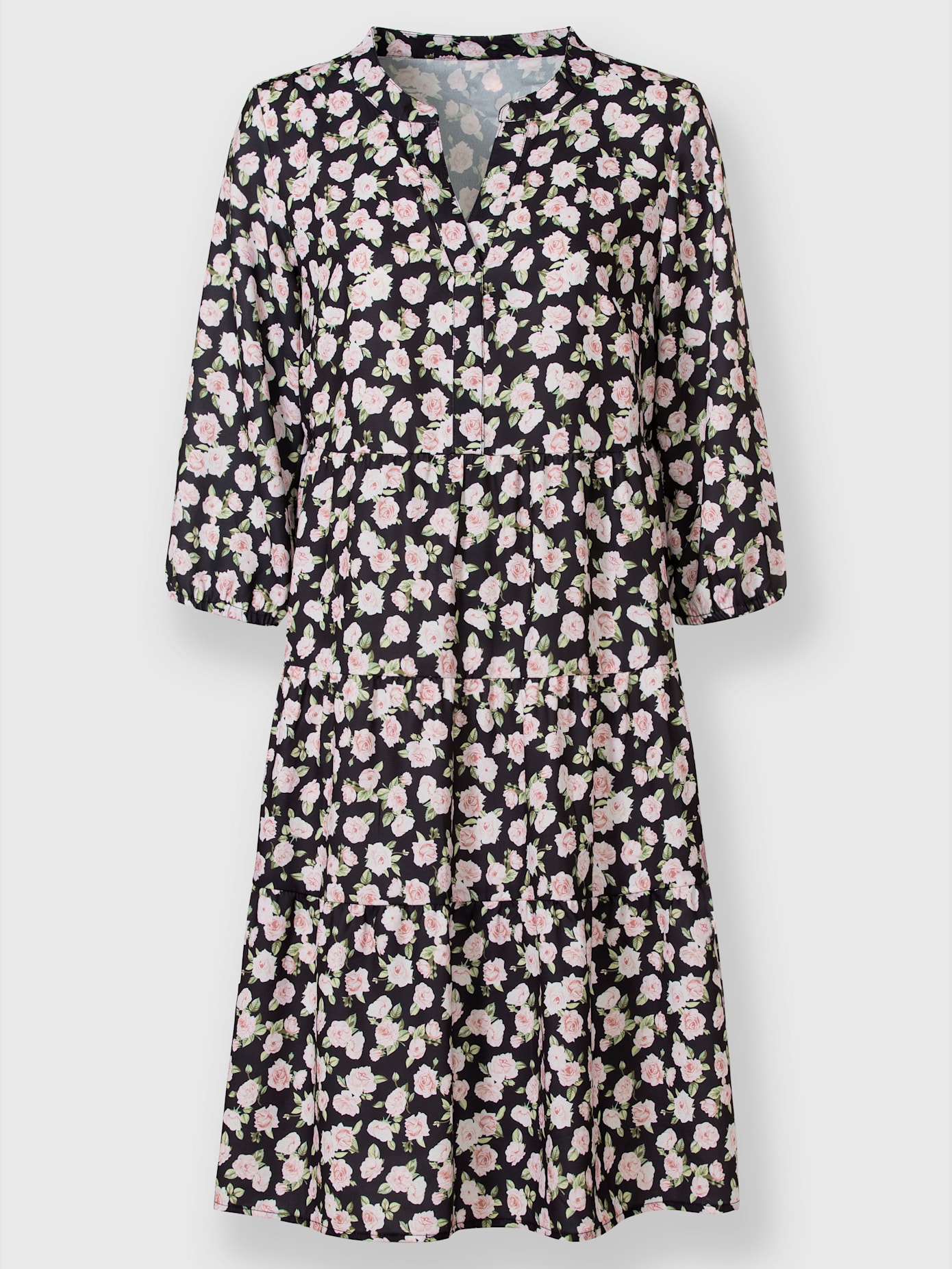Robe tissée coupe en a affinante