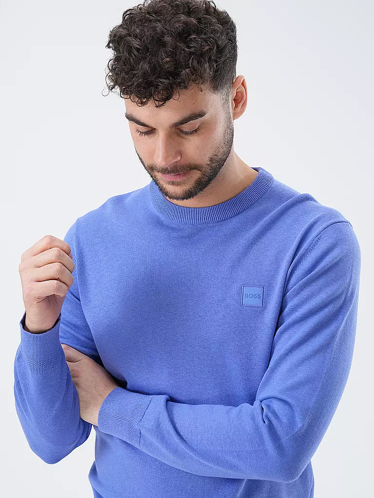 BOSS Pullover KANOVANO blau