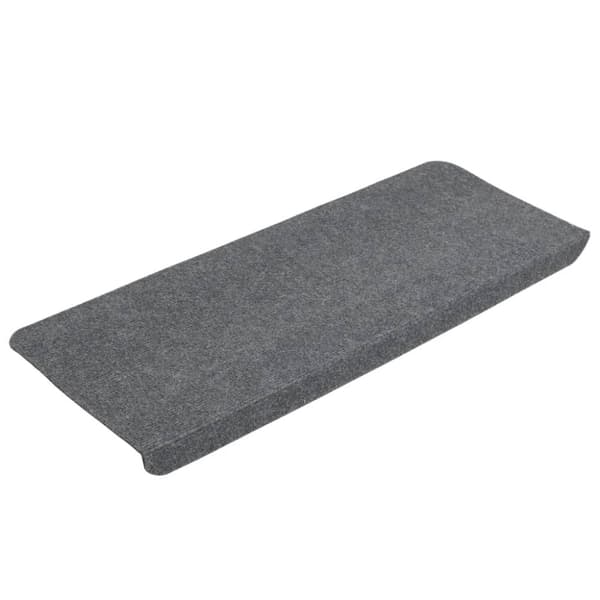 vidaXL Selvklebende trappematter 15 stk 65x24,5x3,5 cm grå