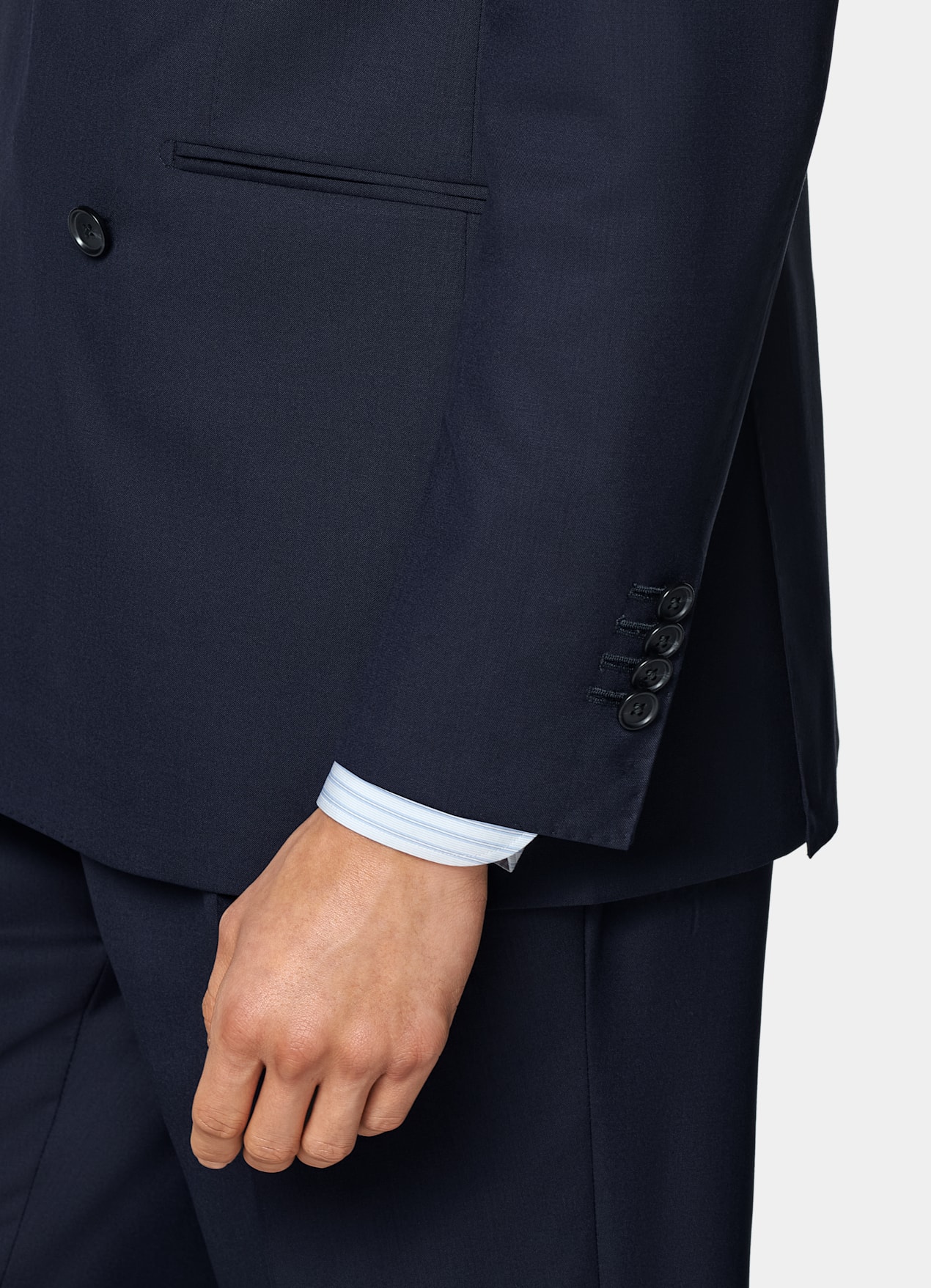 Costume sur mesure Custom Made bleu marine