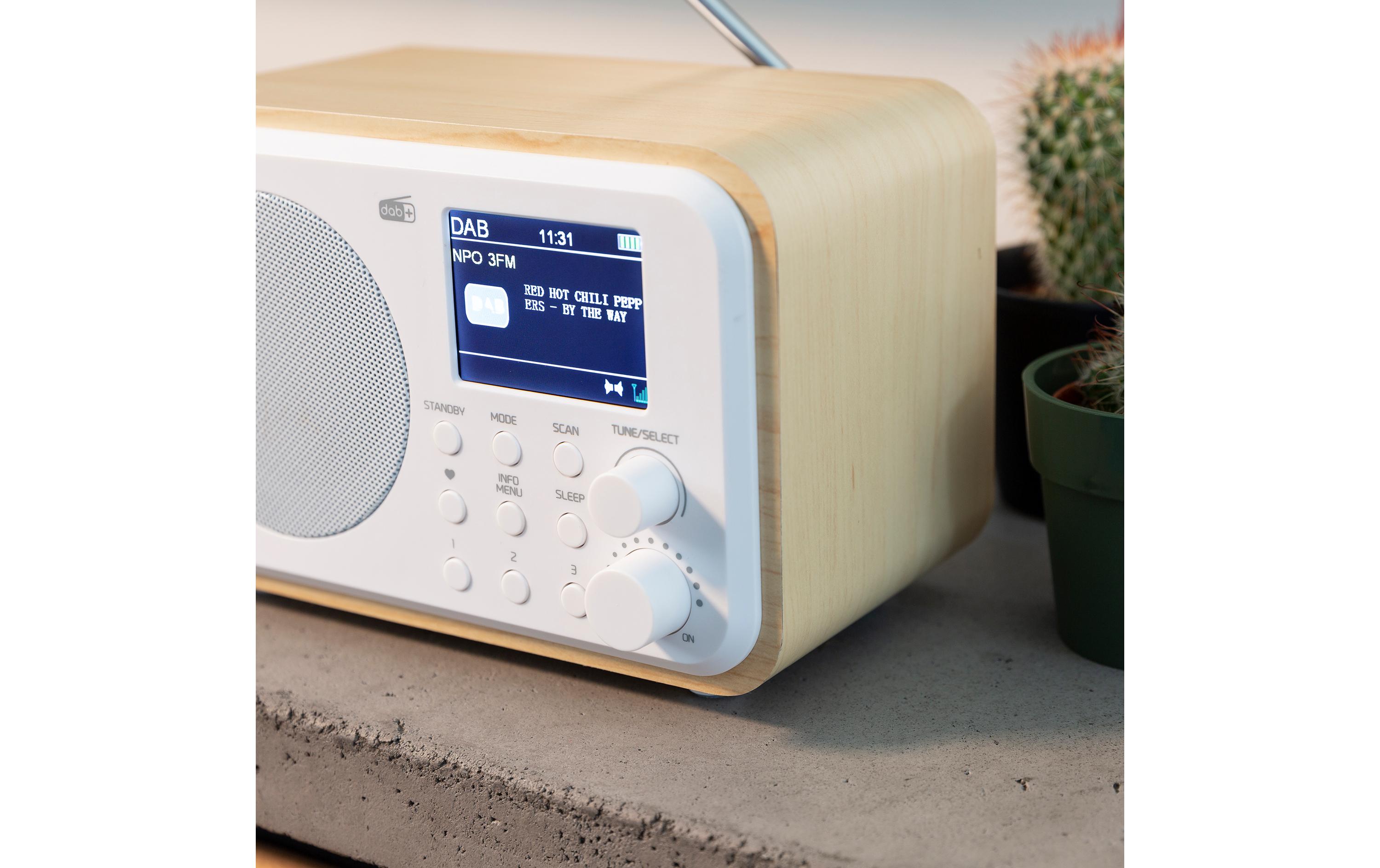 DAB+ Radio Milan WeissDAB+ Radio mit Bluetooth