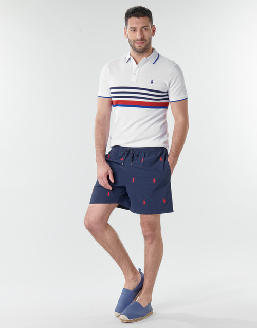 Polo Ralph Lauren - MAILLOT SHORT DE BAIN IMPRIME BRODERIE PONY PLAYER CORDON DE SER Negro
