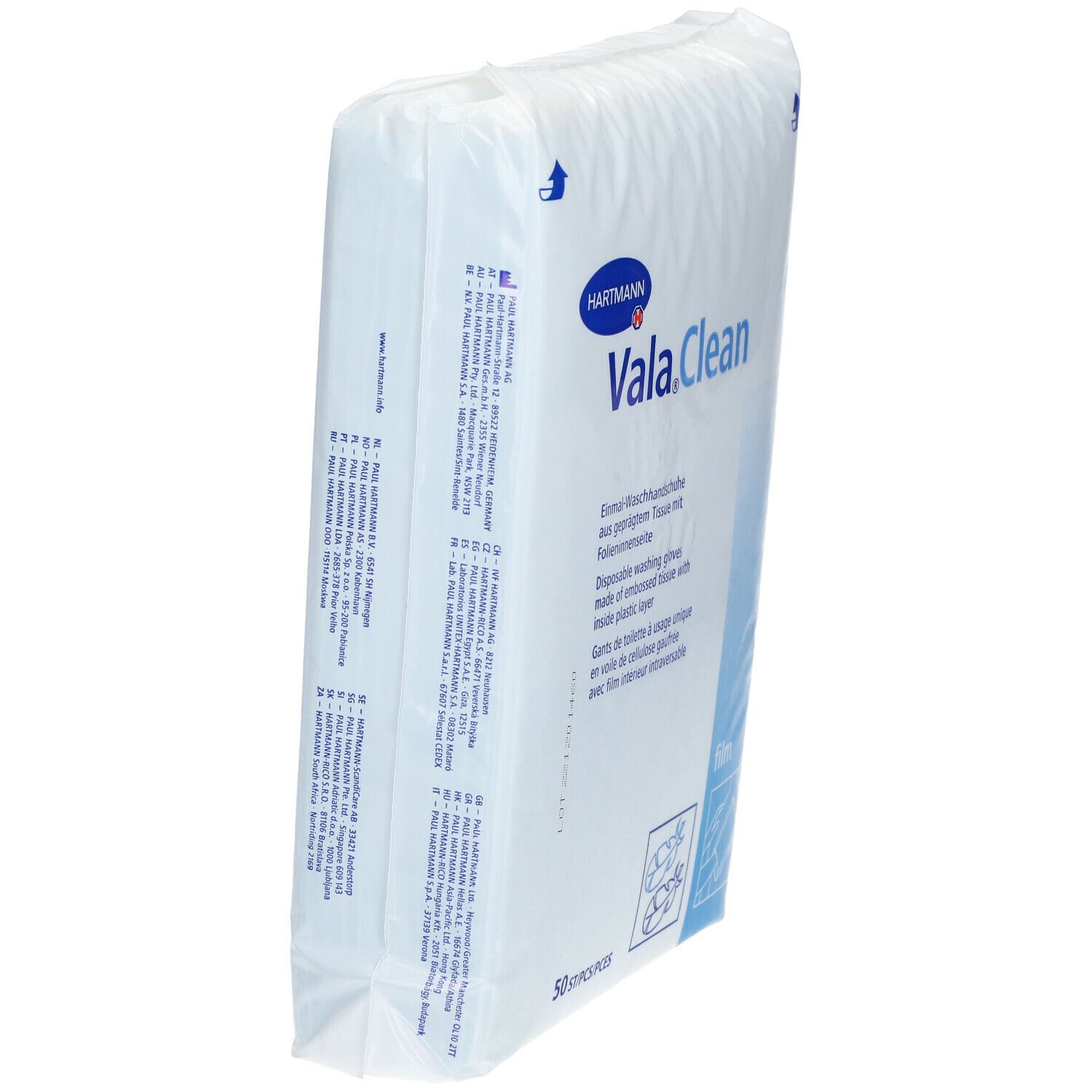 Vala®Clean film Einmal-Waschhandschuhe