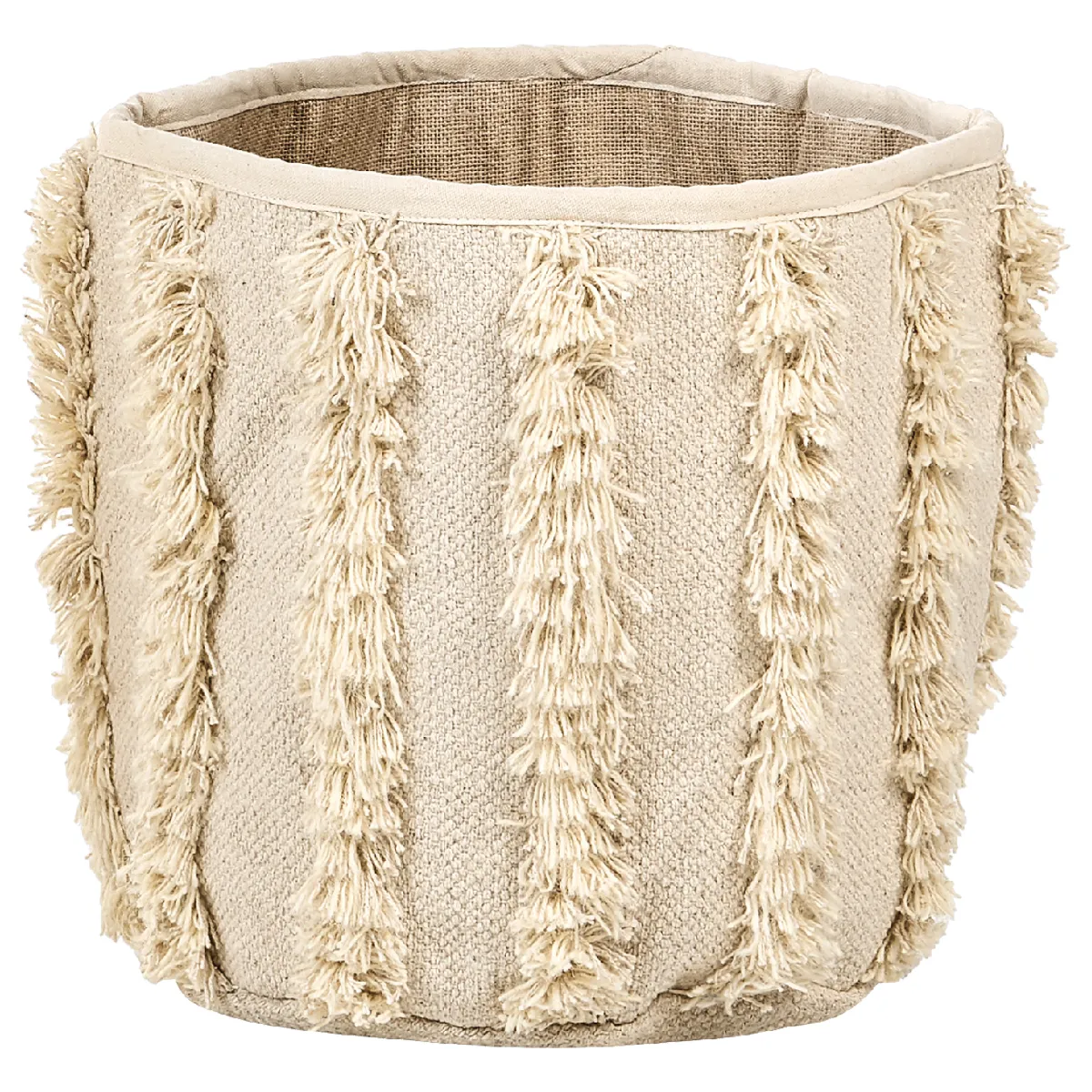 Beliani Paniers KAKKI en coton beige