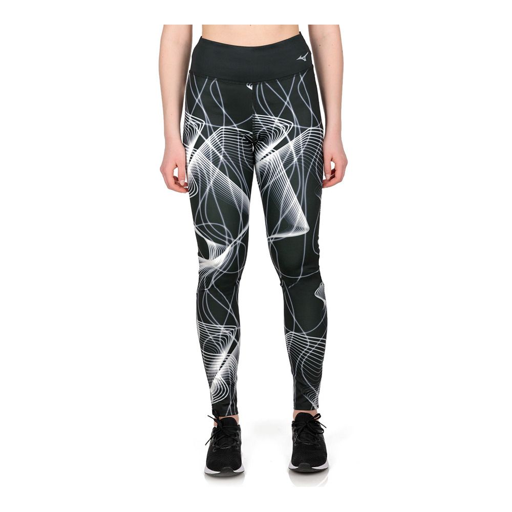Mizuno PRINTED - Collant Femme black