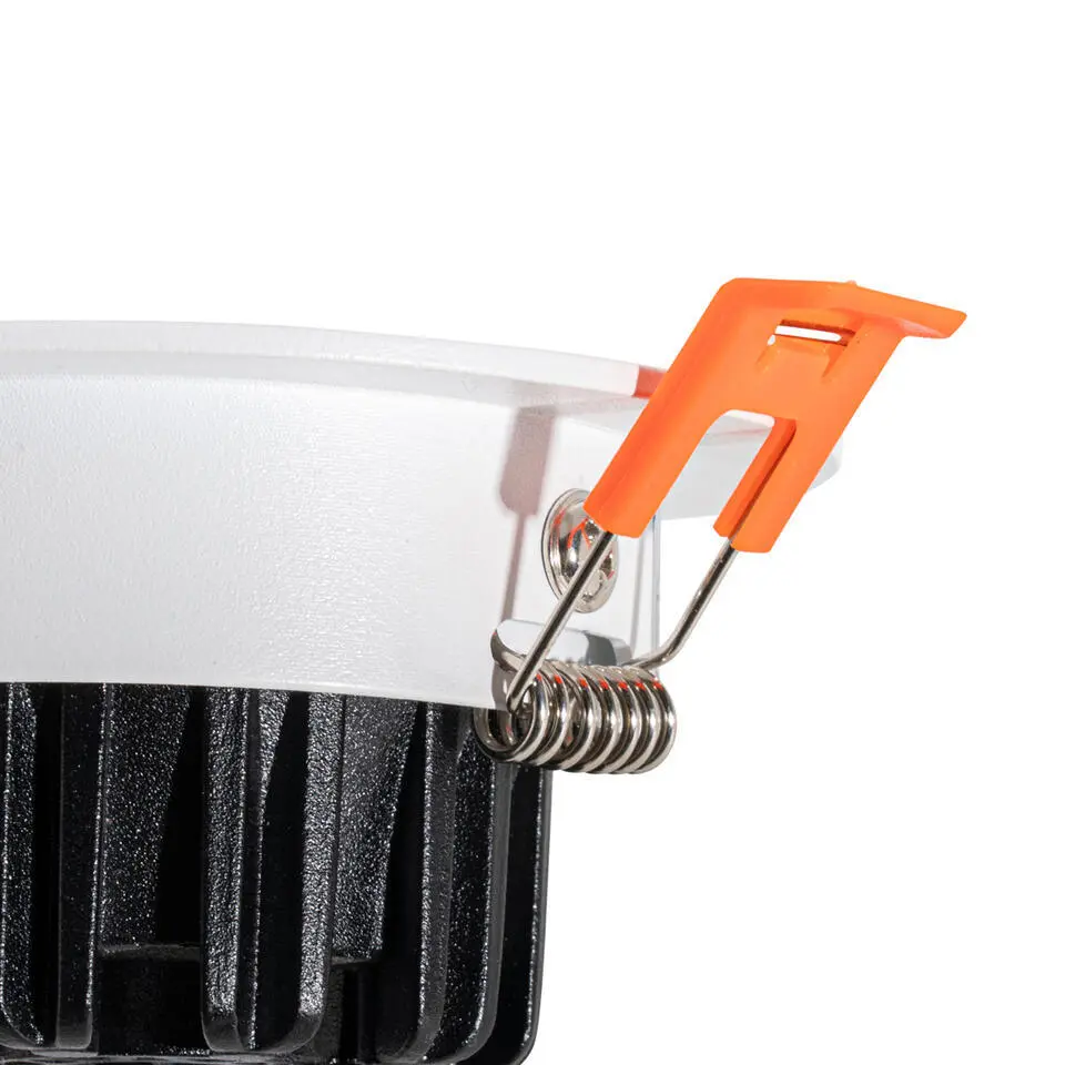 Qazqa professional inbouwspots gaius wit geïntegreerde led