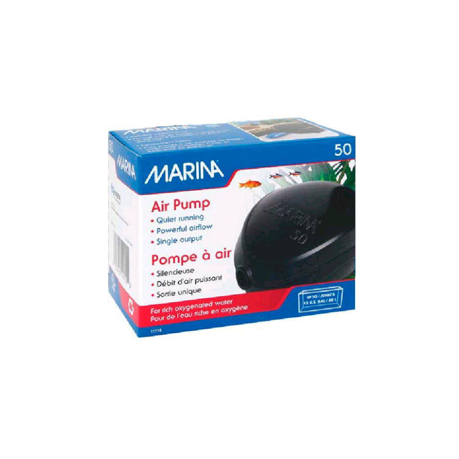 Bomba de ar para aquário Marina