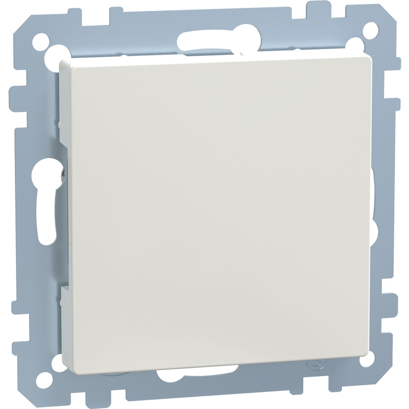 Schneider Electric Systeem-M blindplaat Glanzend wit