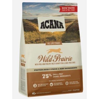 Acana - 5 x Wild Prairie - kattefoder -1,8 kg - 9 kg totalt