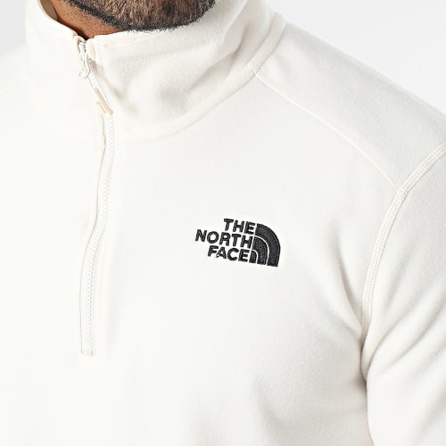 Veste Polaire Col Zippé Glacier Blanc