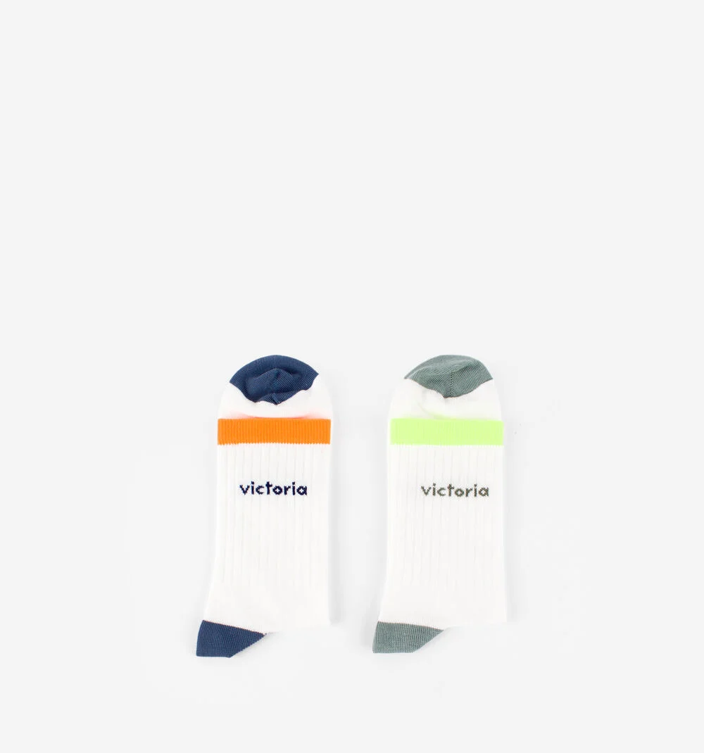 CHAUSSETTES BORD COULEURCRUDO