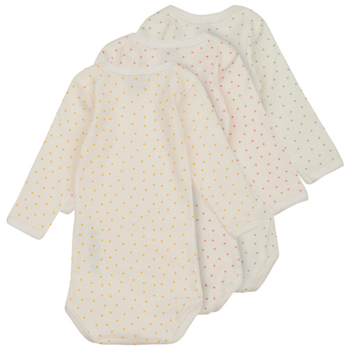 Petit Bateau - BODY US ML CUR DE BEURRE PACK X3 - Blanc