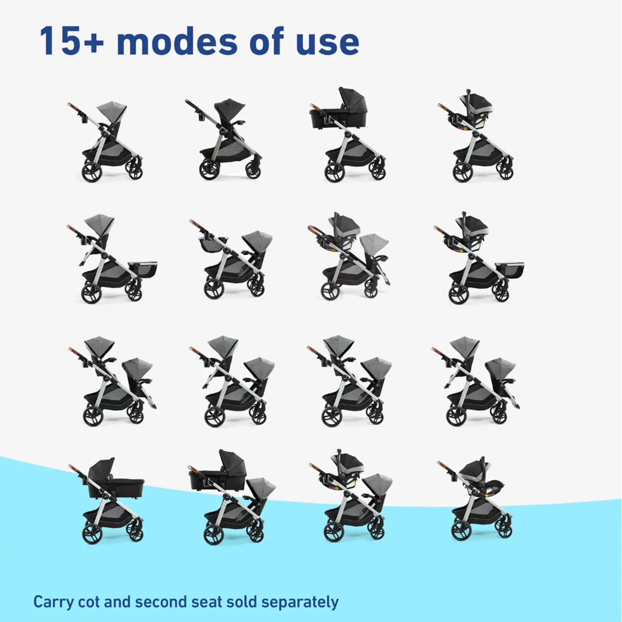 Graco Poussette Graco® Modes™ Nest2Grow™ - Ren
