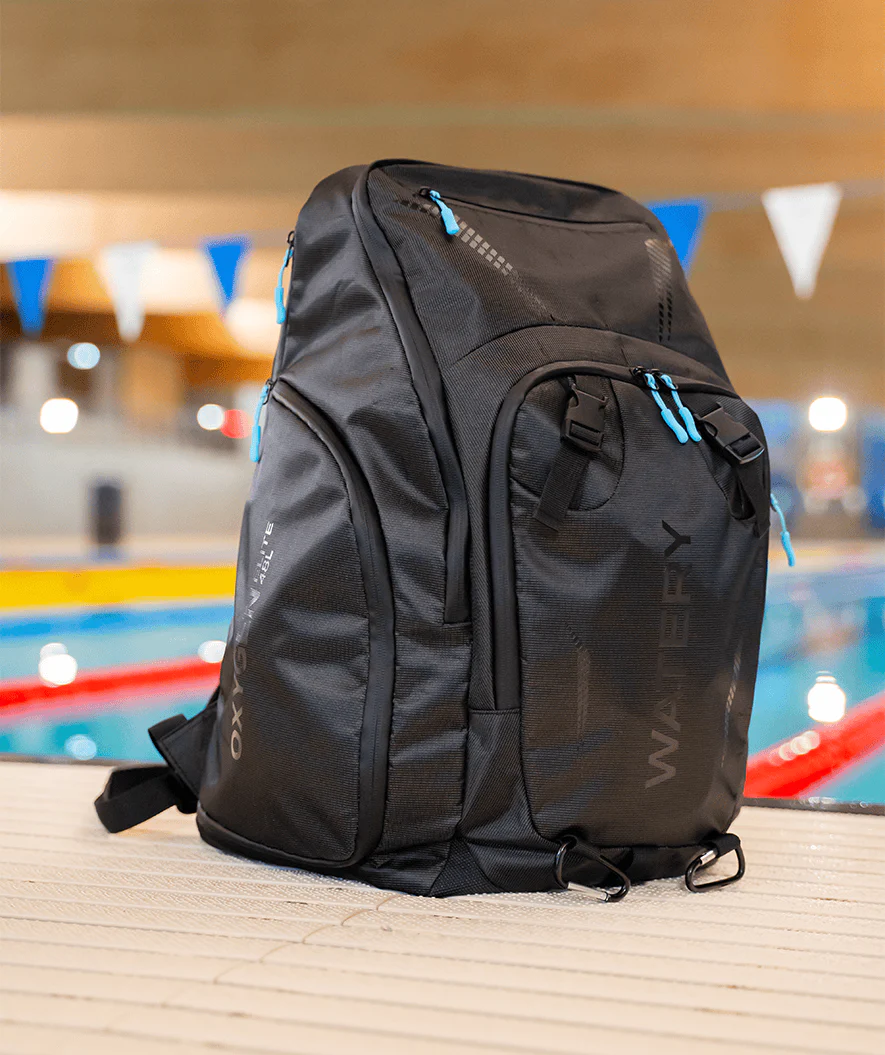 Watery svømmetaske - Oxygen Elite 45L - Sort