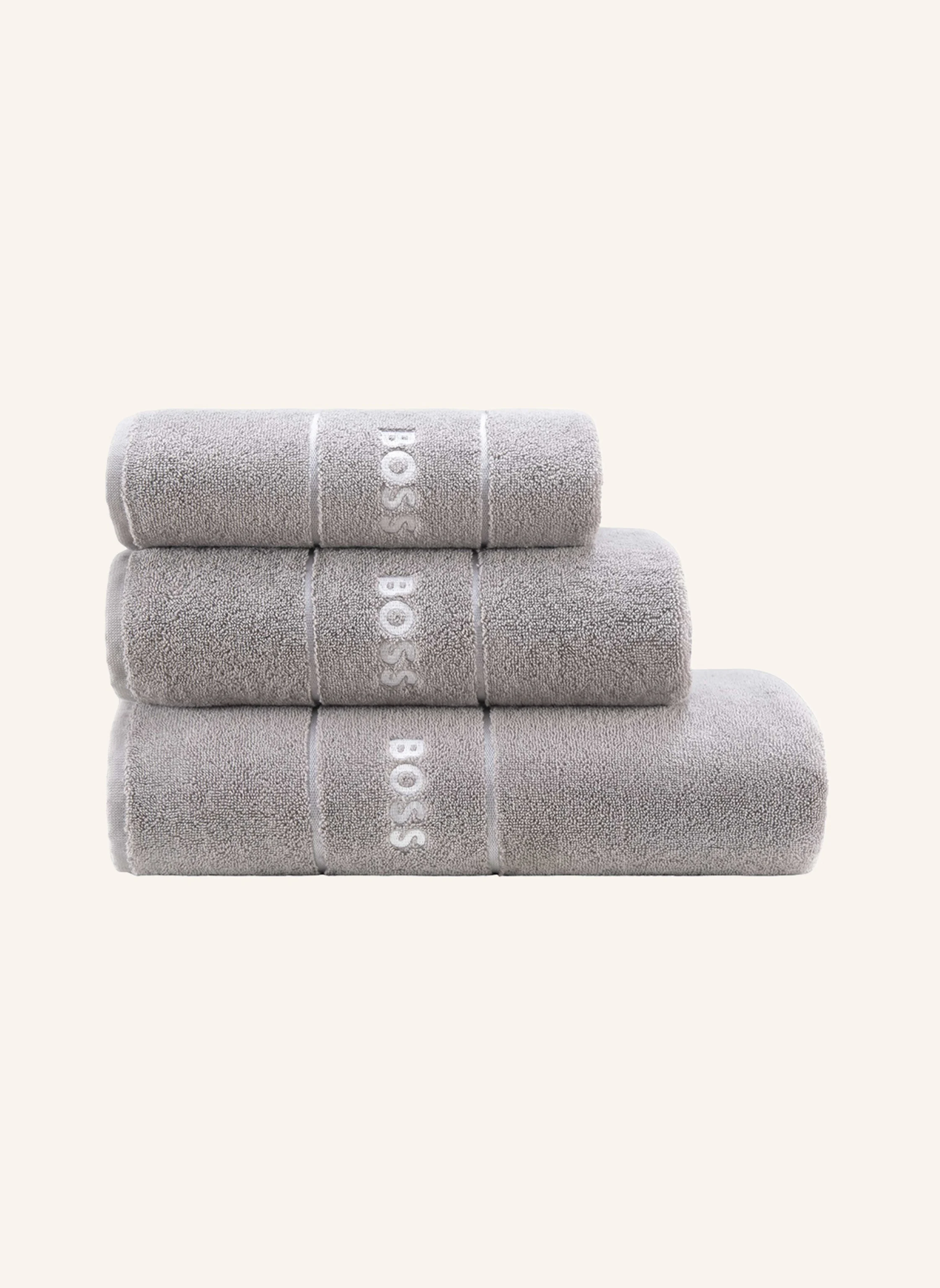 BOSS 4er-Set Waschlappen PLAIN WASCHLAPPEN 4ER SET
