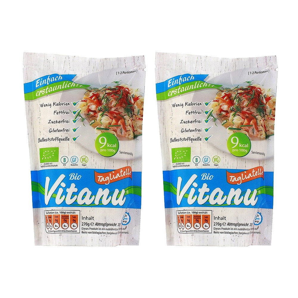 2 x Bio Tagliatelle Konjak Nudeln (2x270g)