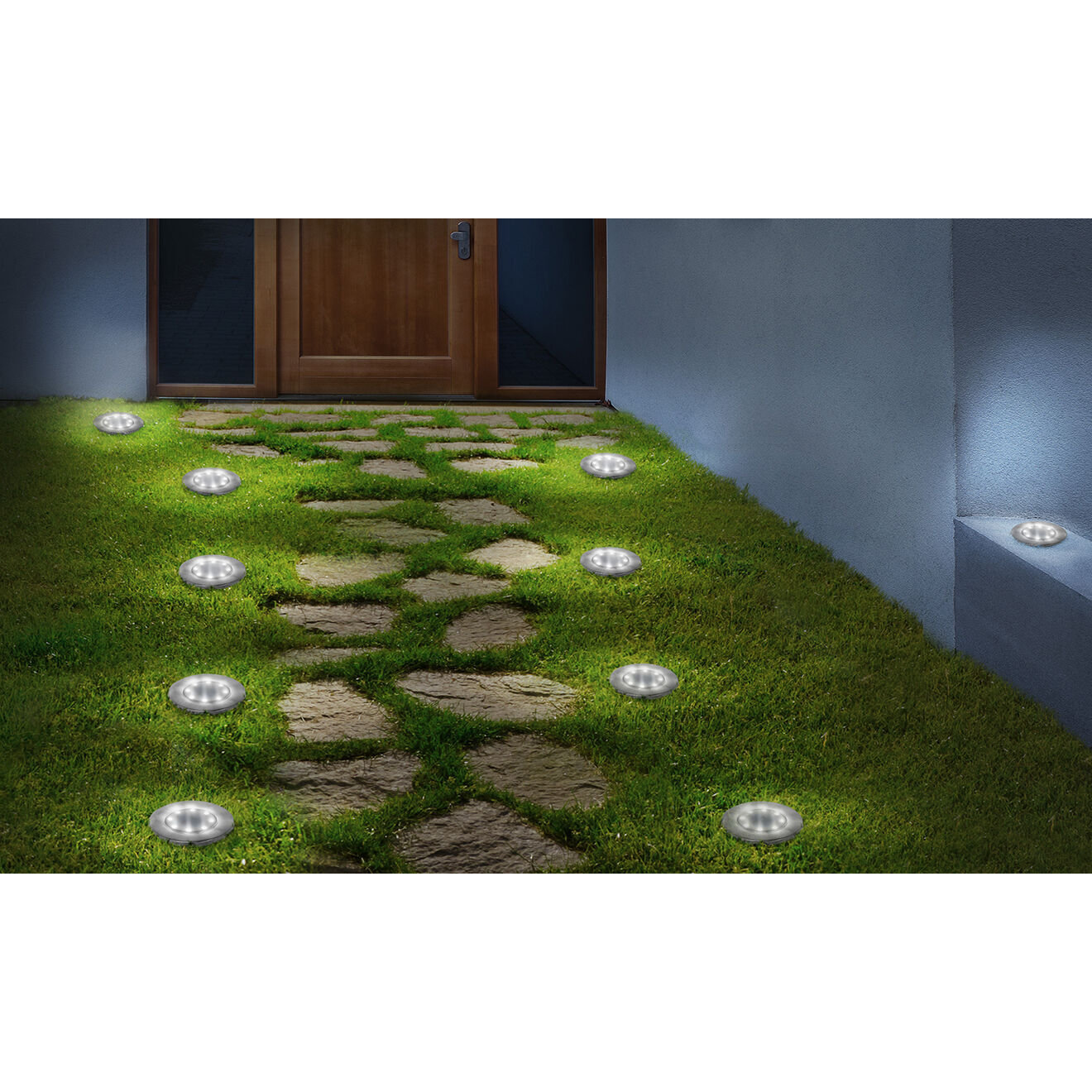 Pratik Garden 10 balises solaires noires