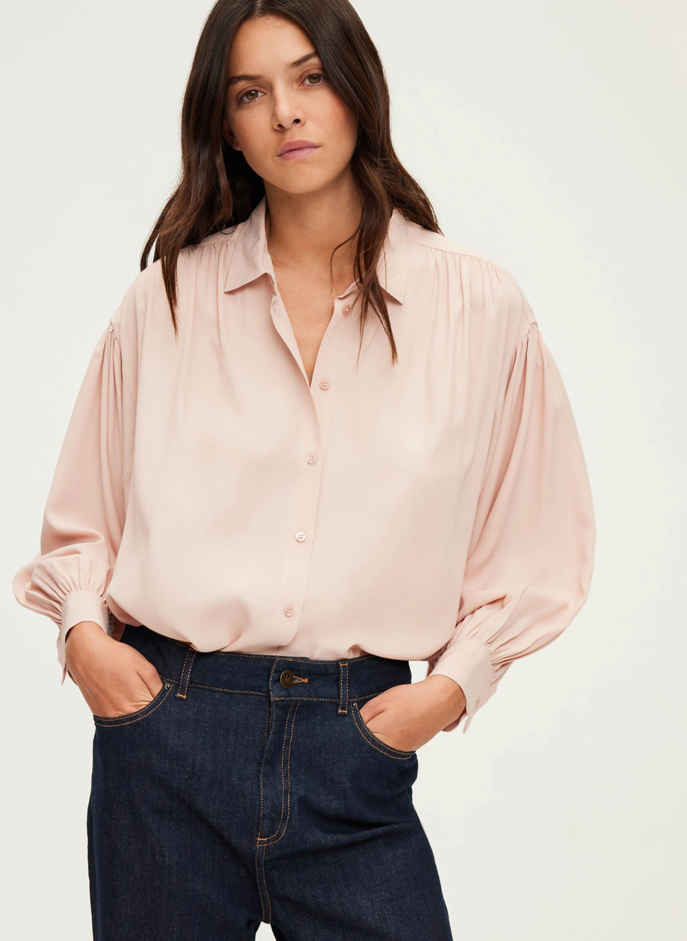 BADRA - Chemise ample et fluide | Rouge