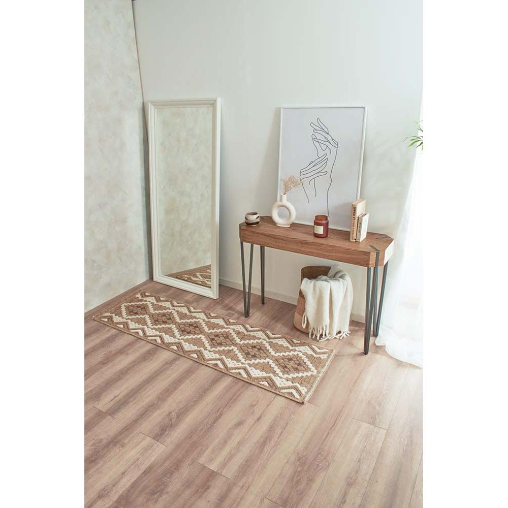 Tapis intérieur extérieur aspect jute marron tulum 9054 170 x 120 cm
