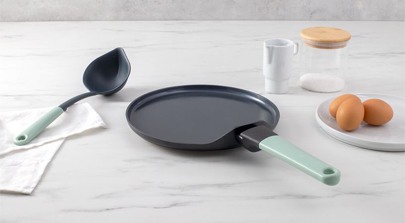 Tasty  Pannenkoekenpan, 25 cm, anti-aanbak - Jade Green