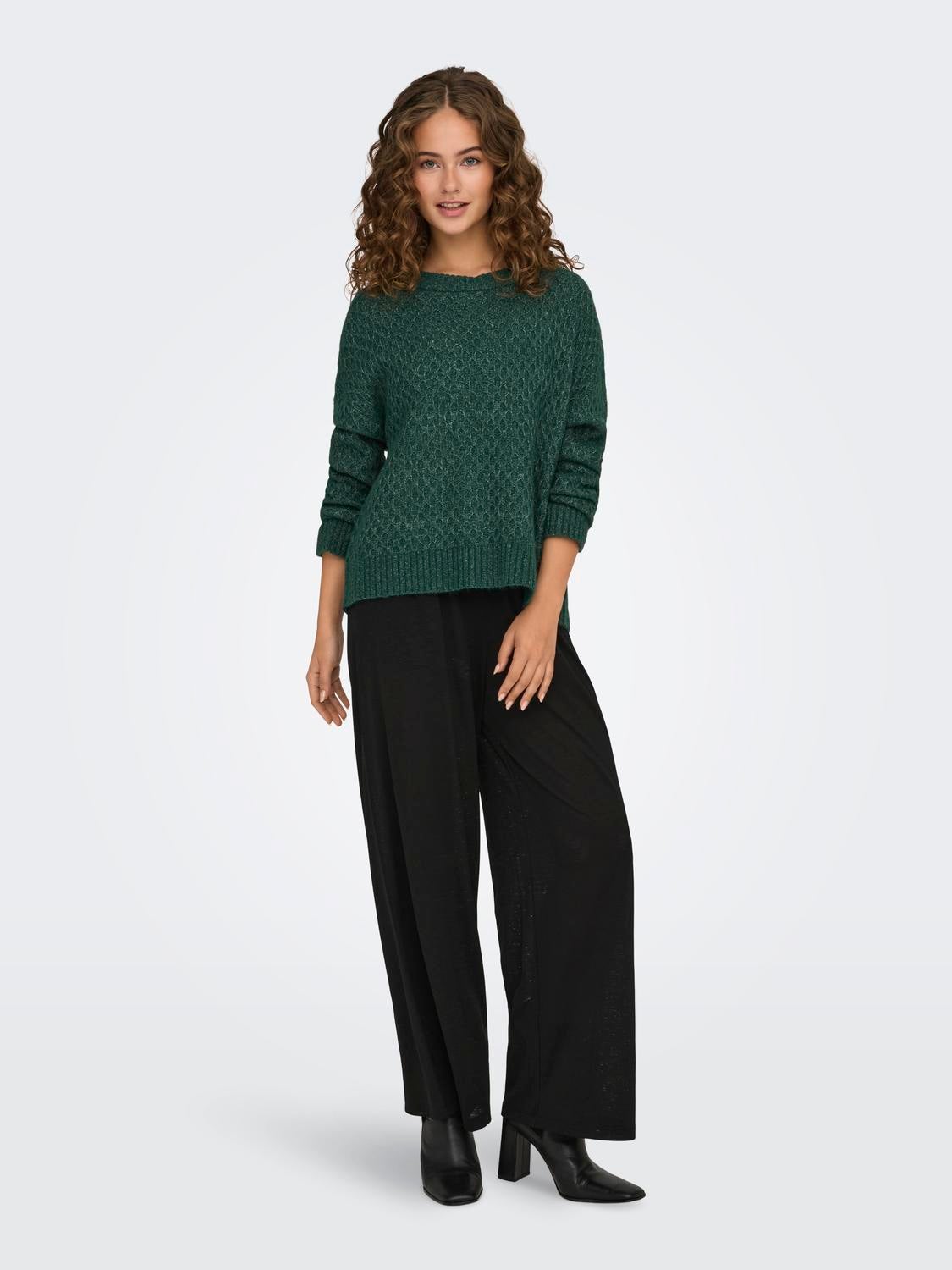 JDYBIGUM Strickpullover Rain Forest
