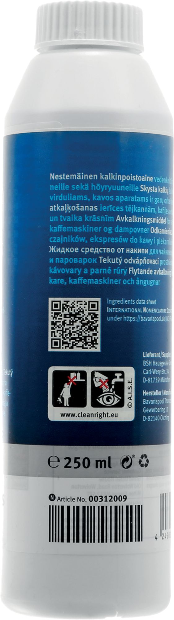 Kit de manutenção para máquinas de café automáticas 00312015