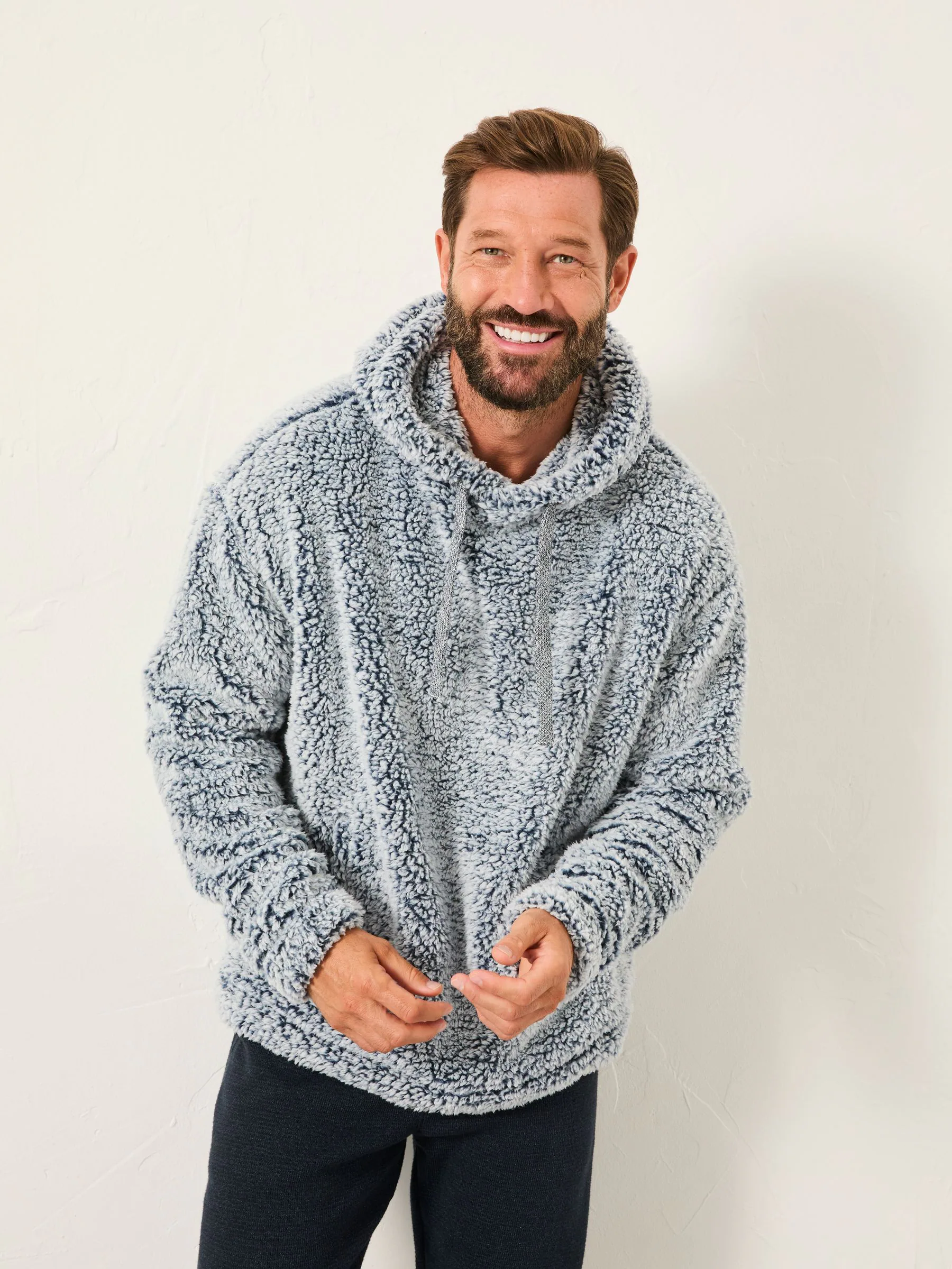 Marineblauw - FatFace Sofa Snuggle Hoodie