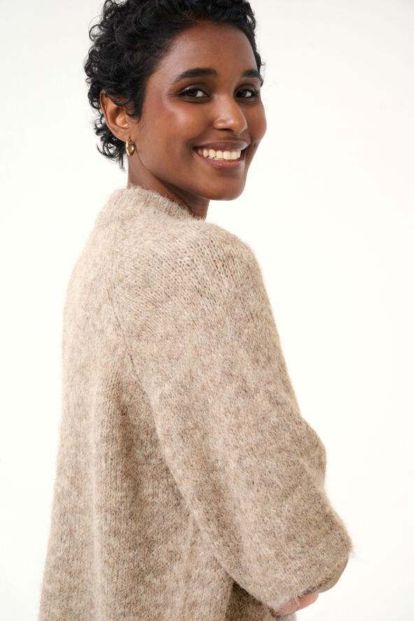 Kaffe KAemilie Knit Pullover Major brown melange