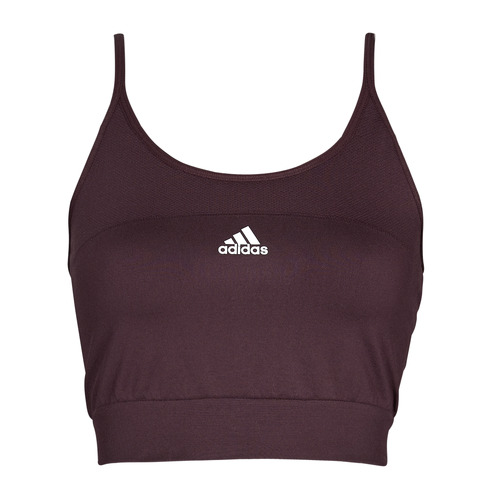adidas Performance - W SML SPAGCROP - bordeaux ombre