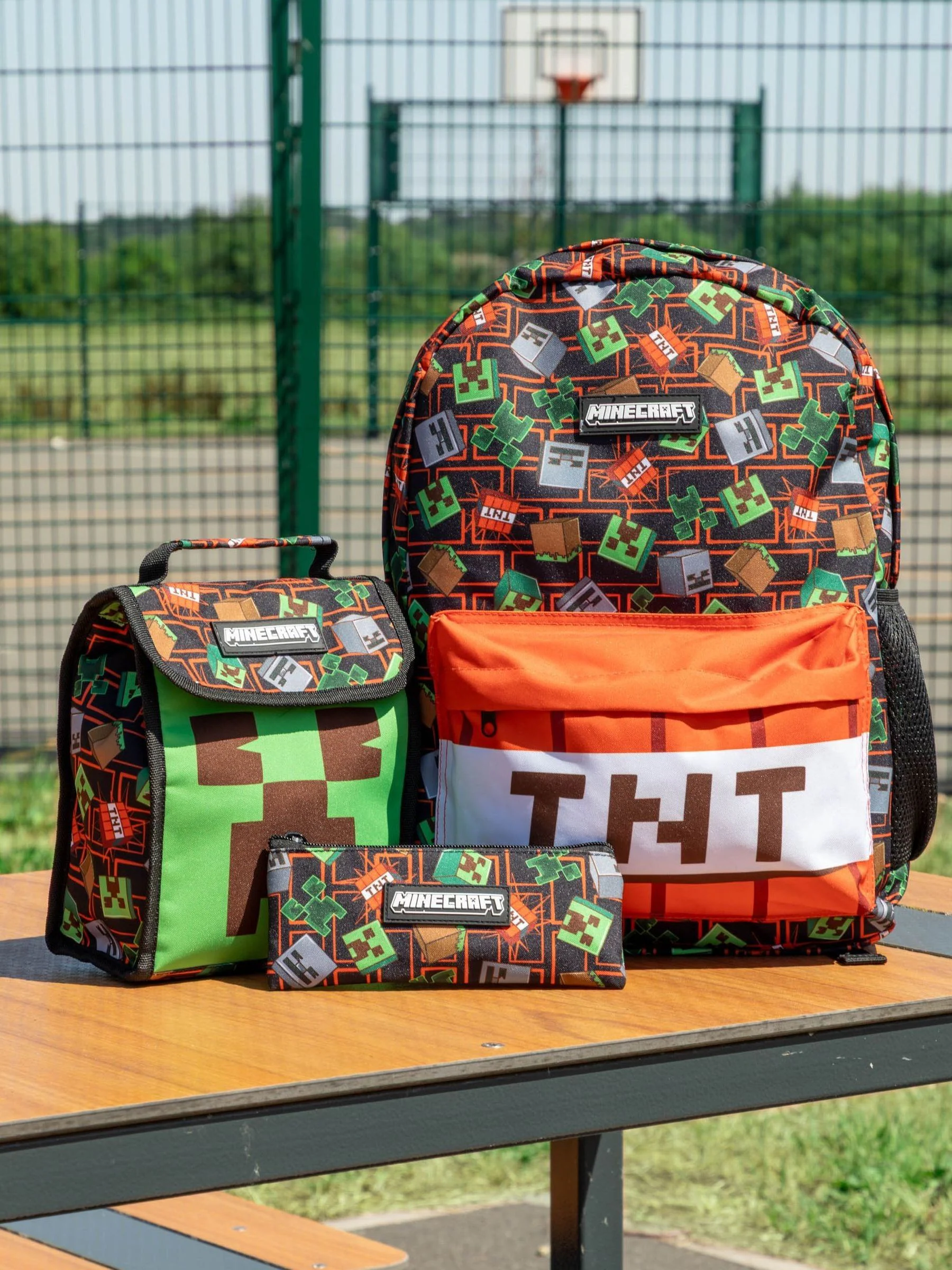 Vanilla Underground Minecraft Backpack Set 3 Piece