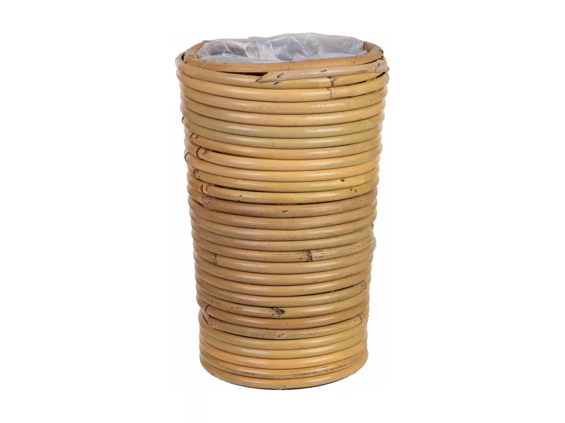 Vase en bambou 15x15x23h cm