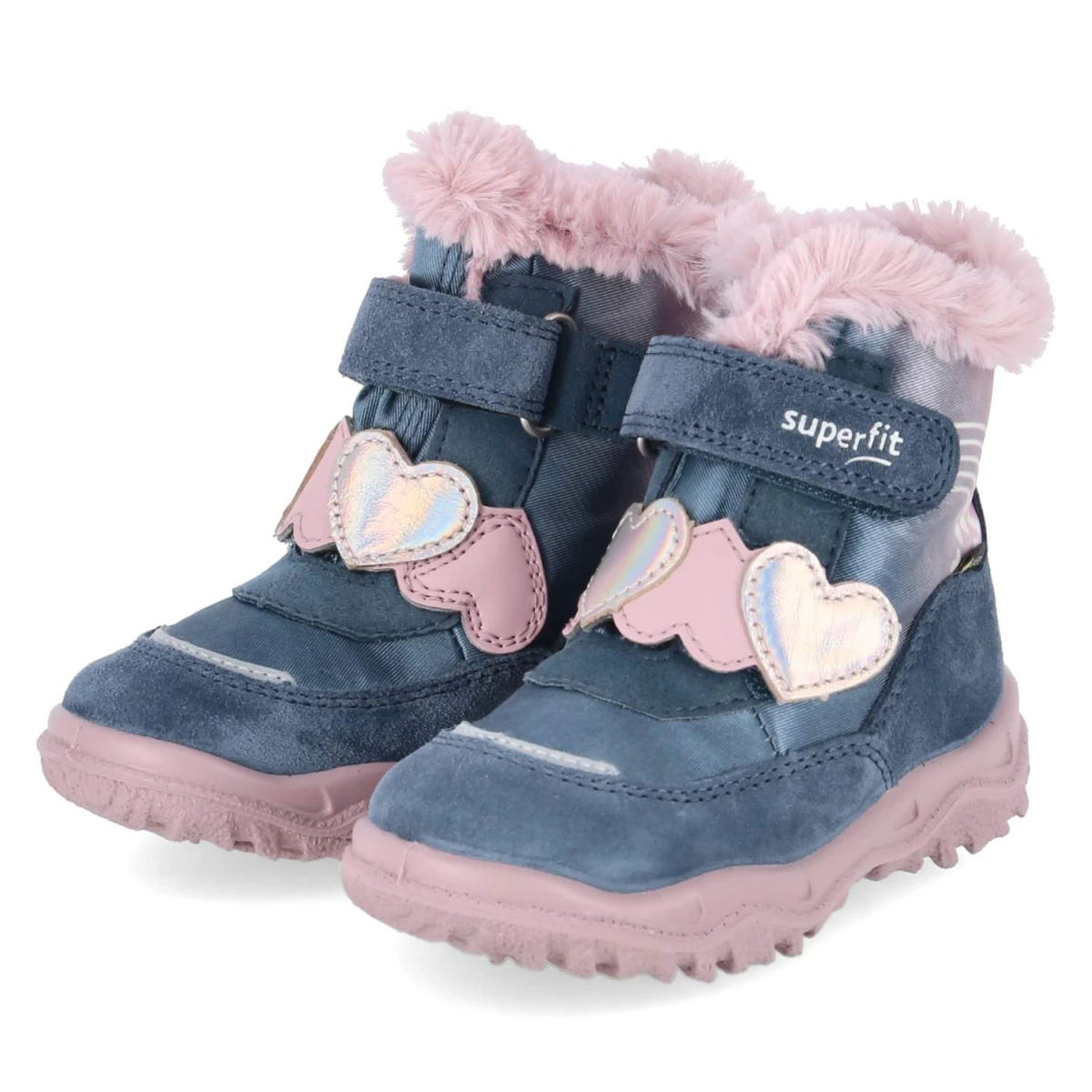 SuperfitWinterstiefeletten HUSKY - blau/rosa