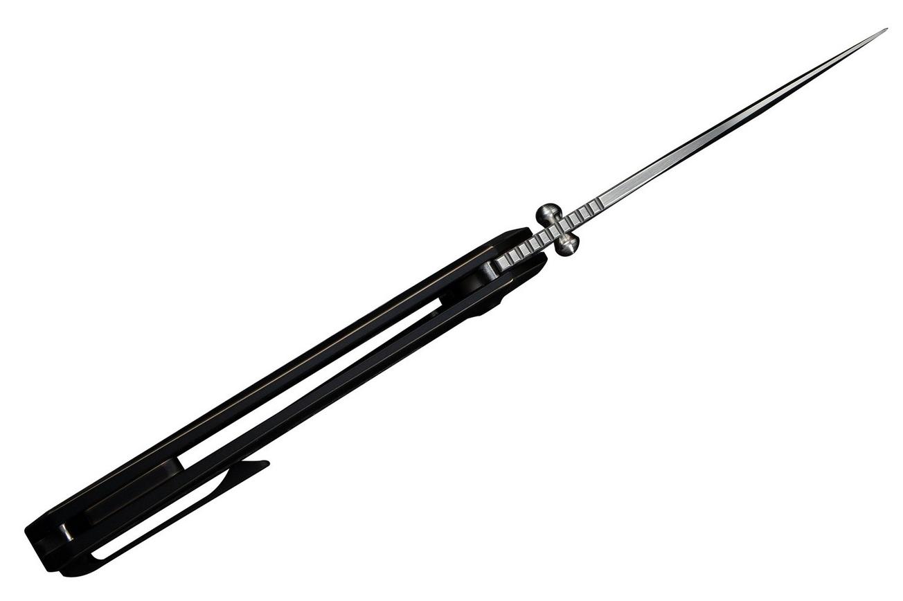 WE Knife Corwyn WE24088-3 Satin Böhler M390, Bronze Black Titanium Aluminium Foil Carbonfiber, zakmes
