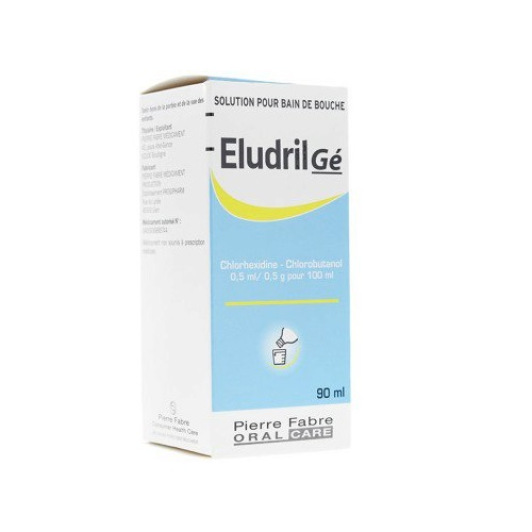 Eludril Gé bain de bouche 90 ml - Pharmacie des Drakkars