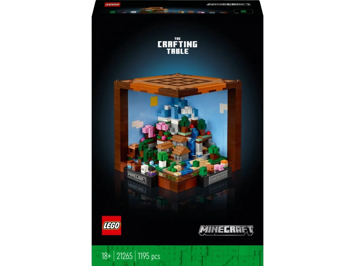 LEGO Minecraft 21265 Craftingbordet