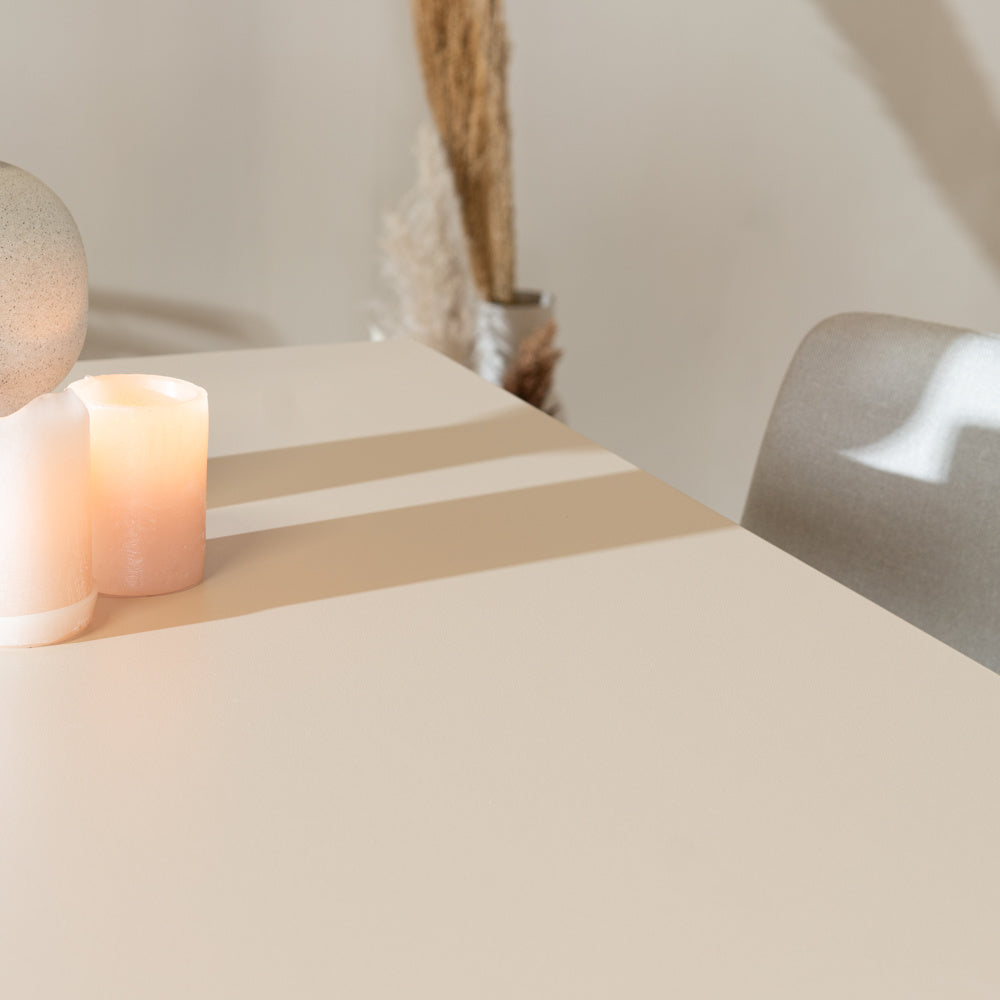 Bronx71 Bartafel Disa melamine beige 140 x 80 x 109 cm