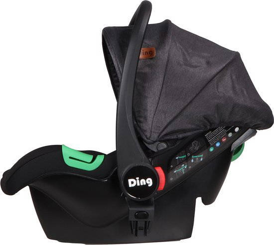 Ding 3-in-1 Stroller - Liam - Black/Black