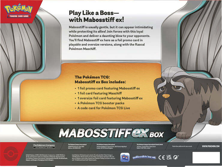 Pokémon Pokemon Box EX Mabosstiff
