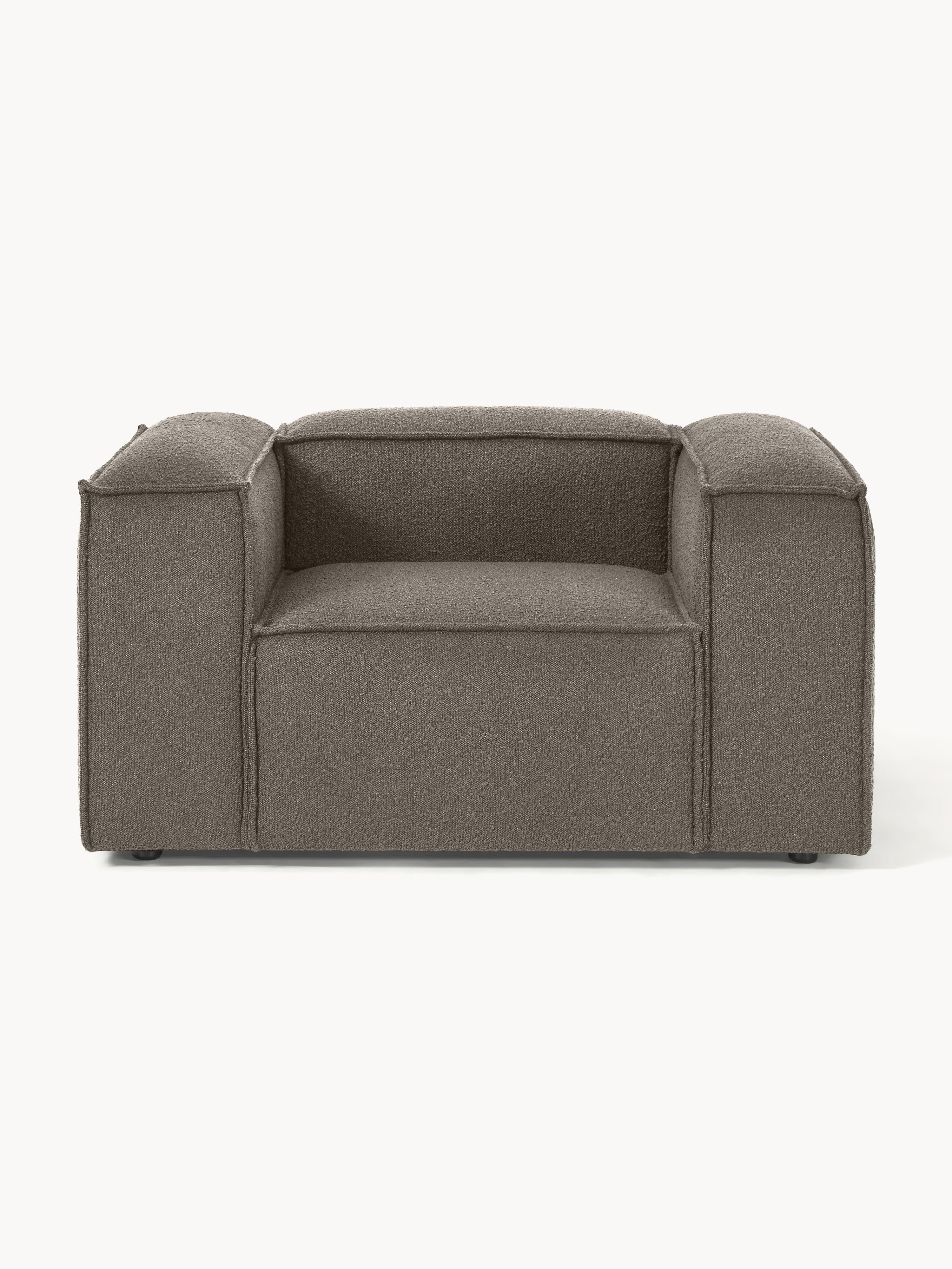 Fauteuil Lennon uit bouclé